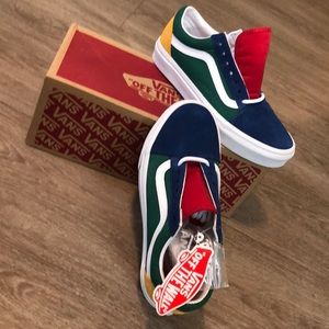 Fresh Pair Never Worn Primary Color Vans! Men Size: 5.5 Women Size 7.0